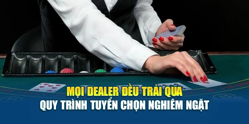 Mọi dealer đều trải qua quy trình tuyển chọn nghiêm ngặt